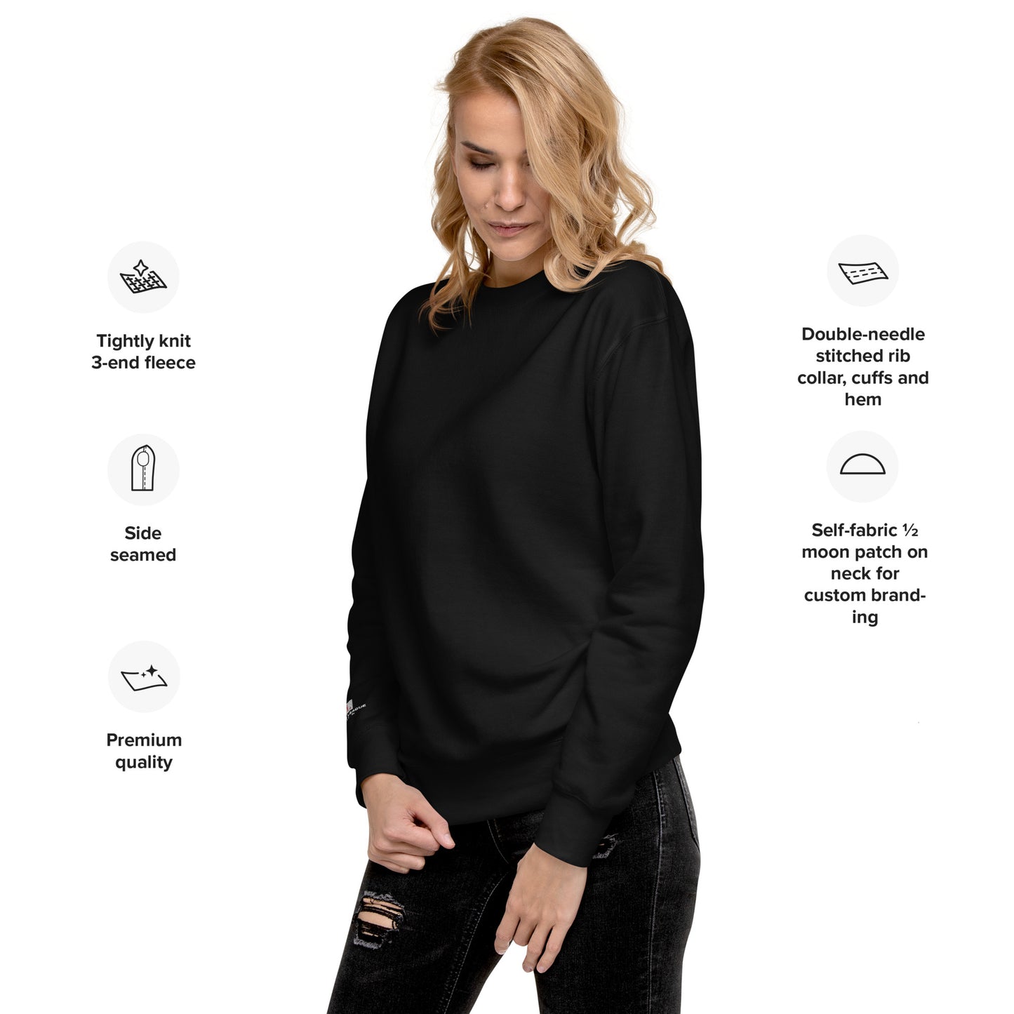 Unisex Premium Sweatshirt (Black)
