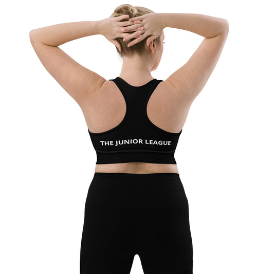 Longline Sports Bra - Black